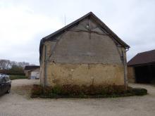Pignon démoli et refait avec 2 ouvertures. (Avant)