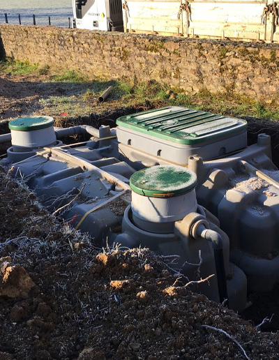 Travaux d'assainissement